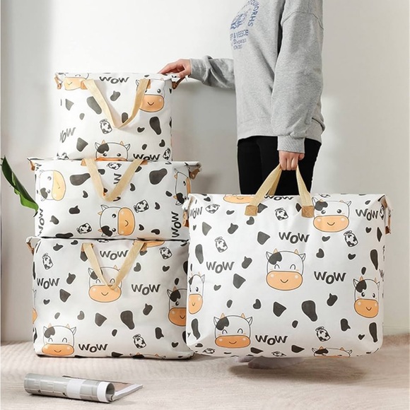 NWT Cow Theme Lightweight Tote - Picture 8 of 8